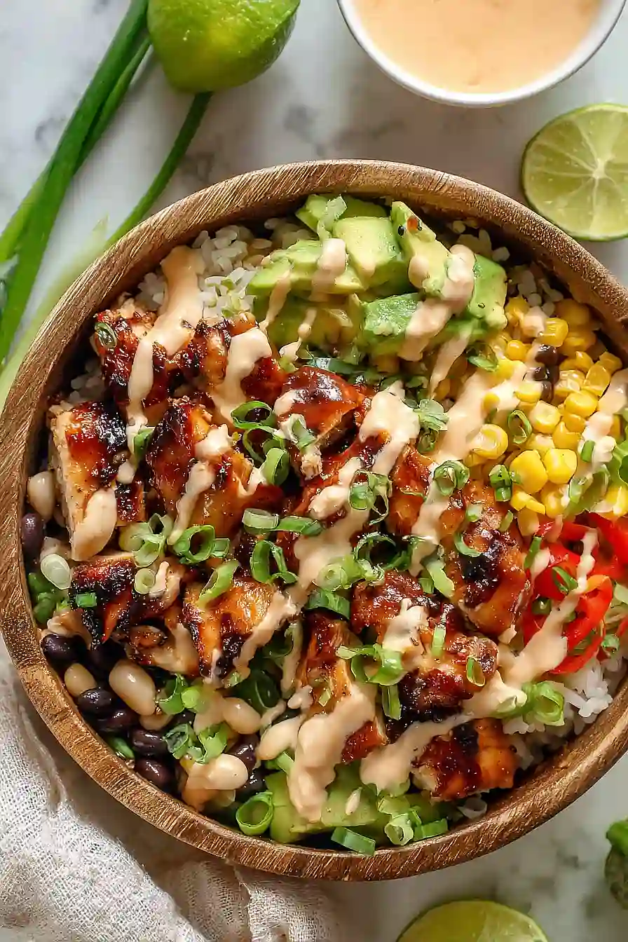 bbq chicken and rice