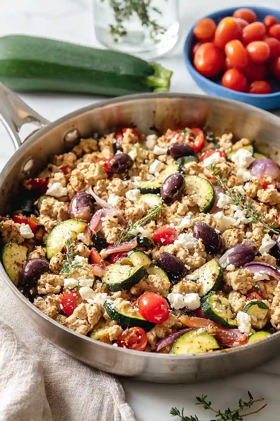 mediterranean ground chicken 