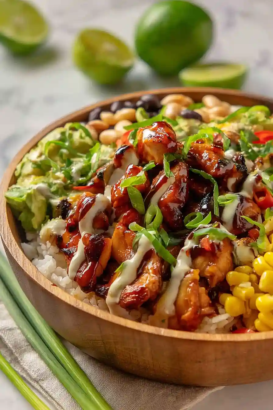 bbq chicken and rice