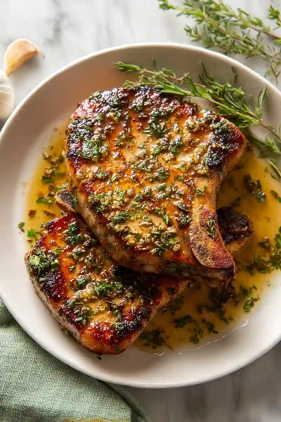 garlic and herb pork chop marinade