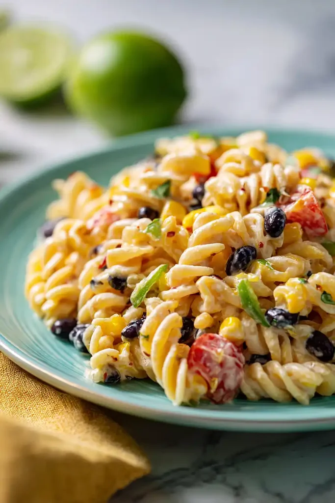 corn and black bean pasta salad