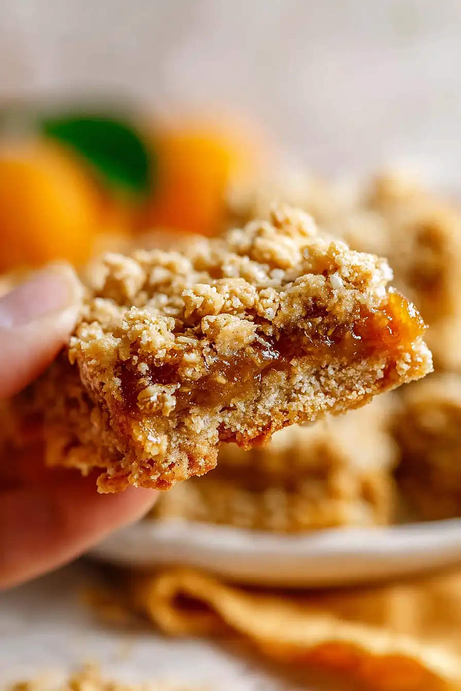 apricot oatmeal bars