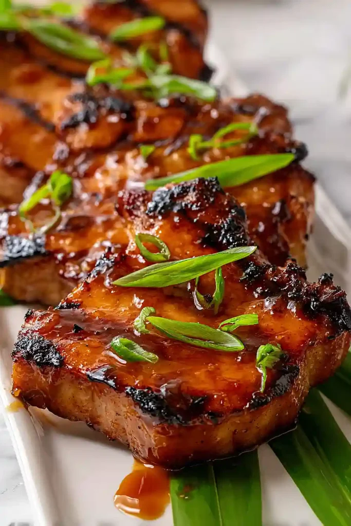 pork chop with hawaiian marinade