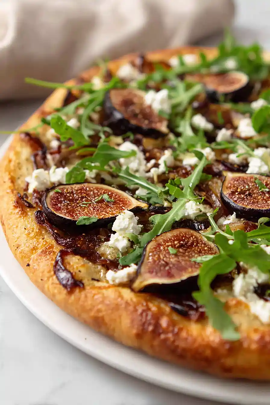 fig and goat cheese pizza