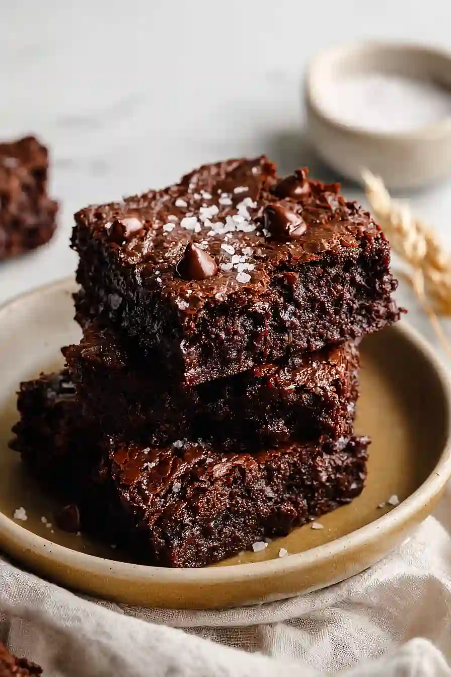 zucchini tahini brownies