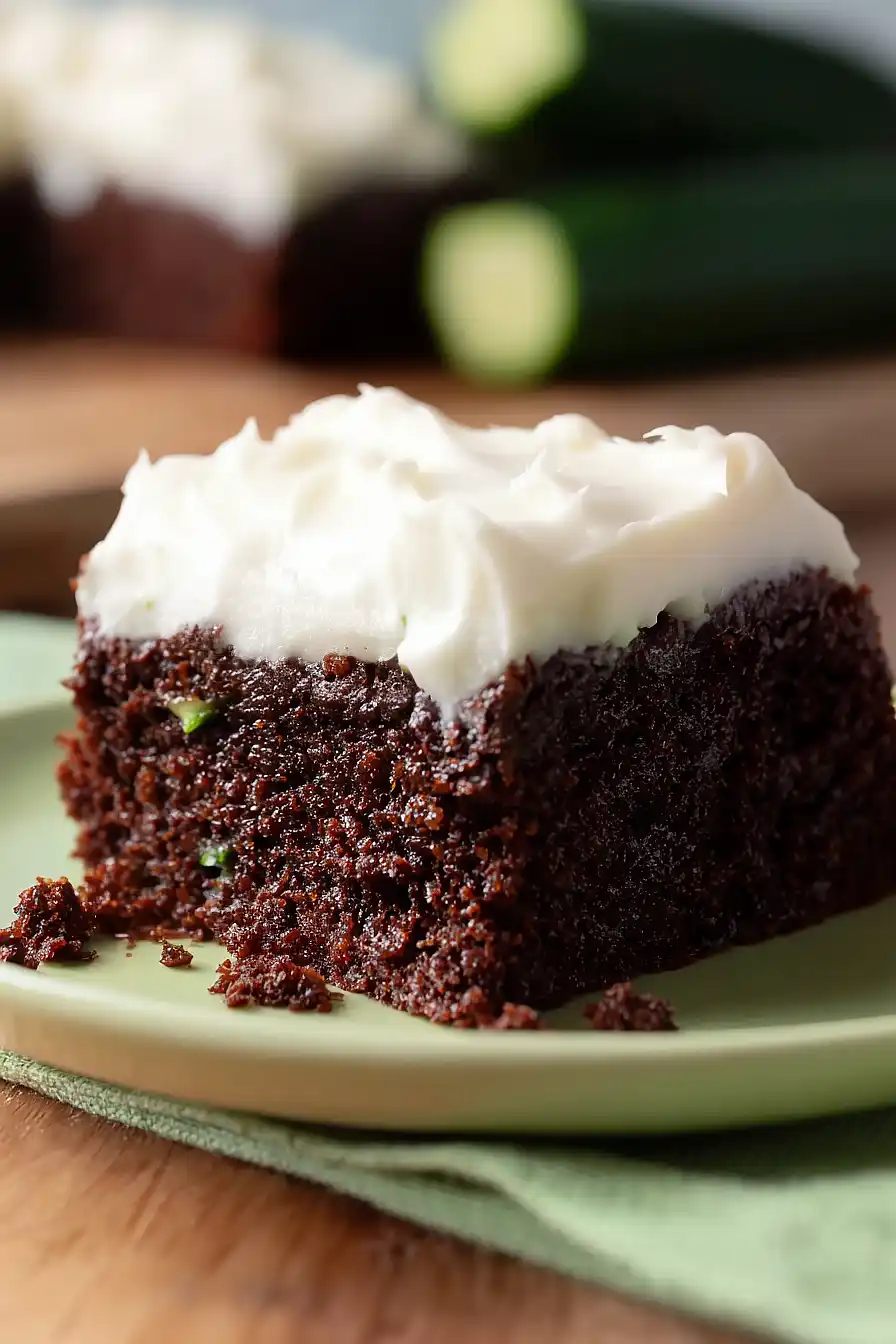 zucchini brownies with cream cheese frosting