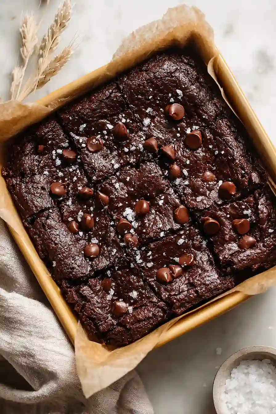 zucchini tahini brownies